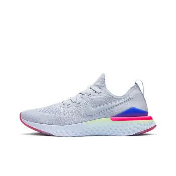 Nike Epic React Flyknit 2 Hydrogen Blue Sapphire Hyper Pink Women's