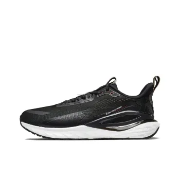 XTEP Power Nest Technology Cushioning Lightweight Low Top Running Shoes Men's Black Red