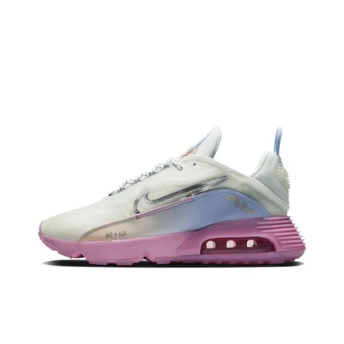 Nike Air Max 2090 Running Shoes Men Low-Top White/Purple