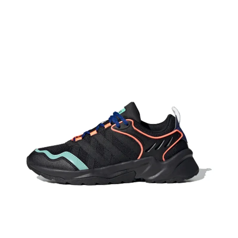 Adidas Neo 20-20 FX Non-slip Lightweight Low-Top Marathon Running Shoes Women's Black Green Orange-0