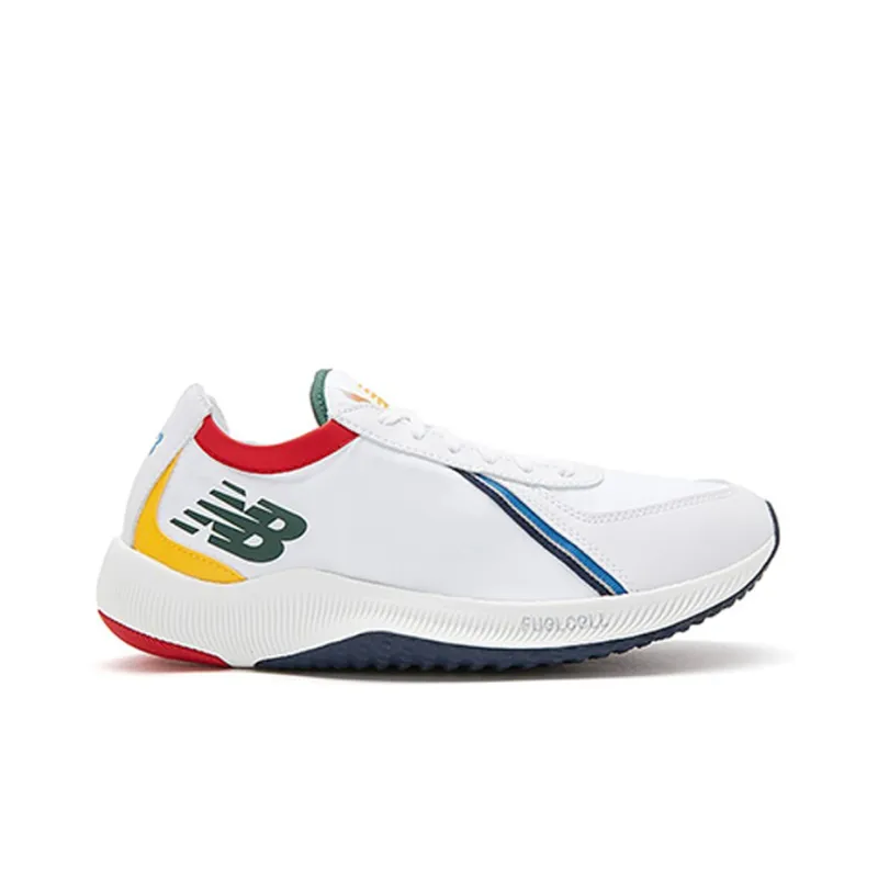 New Balance NB Supercomp II Cushioned Slip-Resistant Breathable Rebound Low-Top Running Shoes Unisex White Green-1