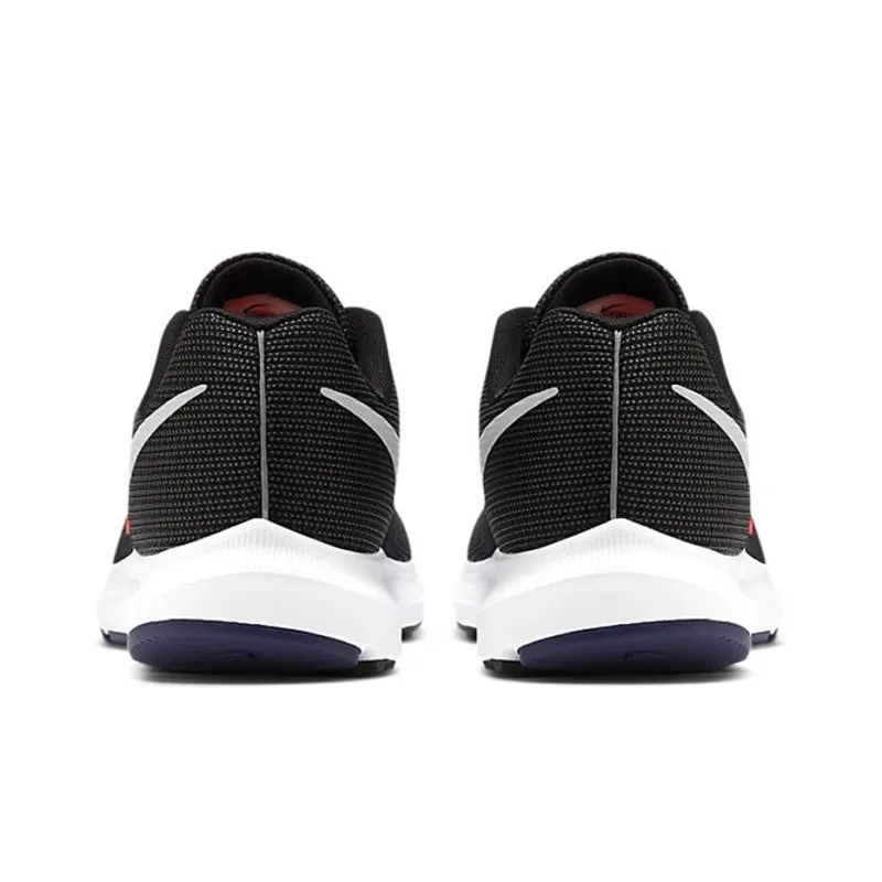 Nike Run Swift Shock Absorption Non Slip Low Tops Sports Black Red 'Black'-4