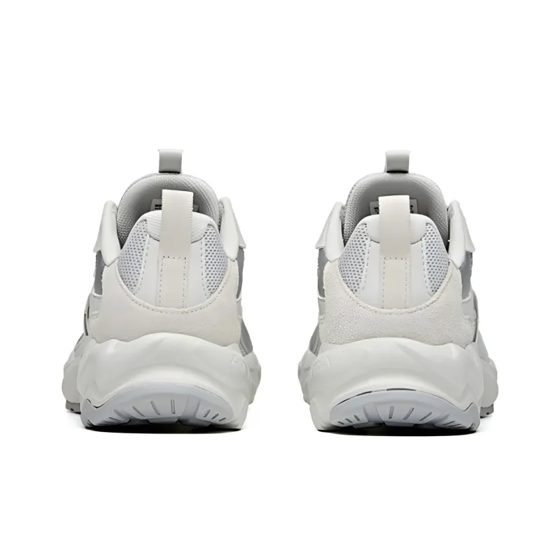Anta Shock Absorbers Low Top Running Shoes Men's White Gray-3