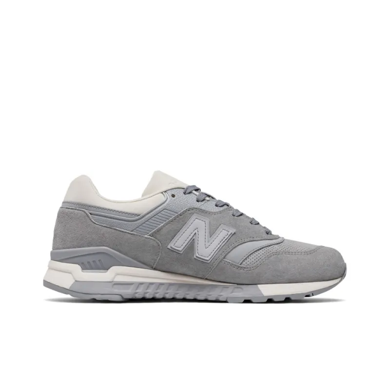 New Balance NB 997 Cushioning Low-Top Running Shoes Unisex Gray White D-Width-1