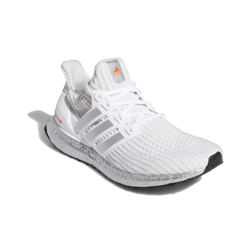 Adidas Ultra Boost 4.0 Dna White Silver Metallic Solar Red-2
