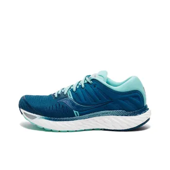 Saucony Hurricane Cushioned Slip Resistant Lightweight Low Top Running Shoes Women's Blue