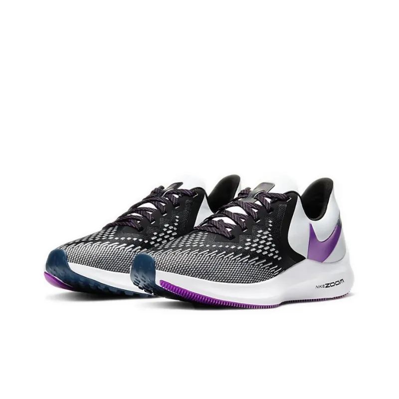 Nike Air Zoom Winflo 6 'Black Vivid Purple' Women's-2