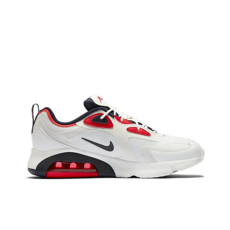 Nike Air Max 200 White Red Obsidian-1