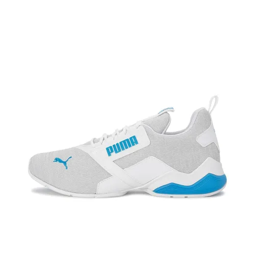 PUMA Tazon 7 Low-Top Running Shoes Men's White Blue Gray