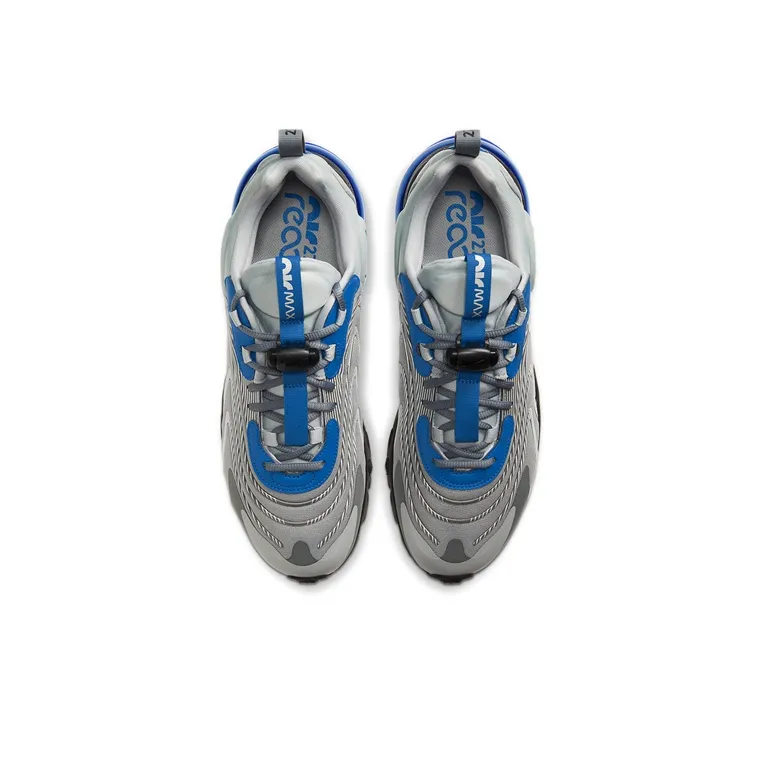 Nike Air Max 270 React Eng Light Smoke Grey Battle Blue-3