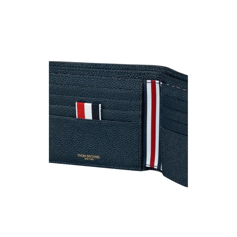 THOM BROWNE Pebble Textured Bifold Wallet-3