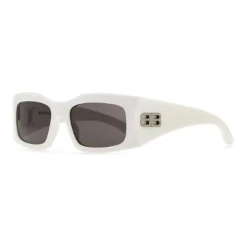 Balenciaga Pointed Edge Rectangle Framed Sunglasses