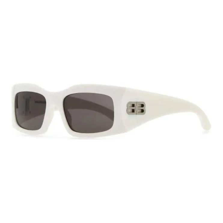 Balenciaga Pointed Edge Rectangle Framed Sunglasses-0