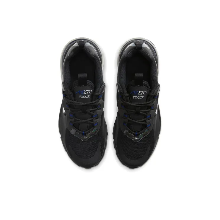 Nike Air Max 270 Cushioned Slip-Resistant Lightweight Rebound Low-Top Running Shoes GS Black Silver-3