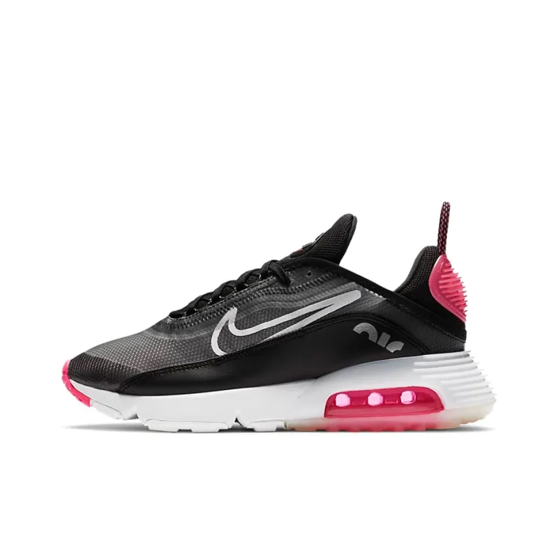 Nike Air Max 2090 Black Metallic Silver White Women's-0