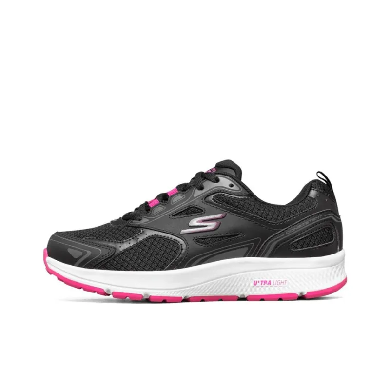 Skechers Go Run Consistent 'Black White Pink' Women's-0