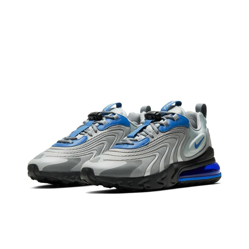 Nike Air Max 270 React Eng Light Smoke Grey Battle Blue-2