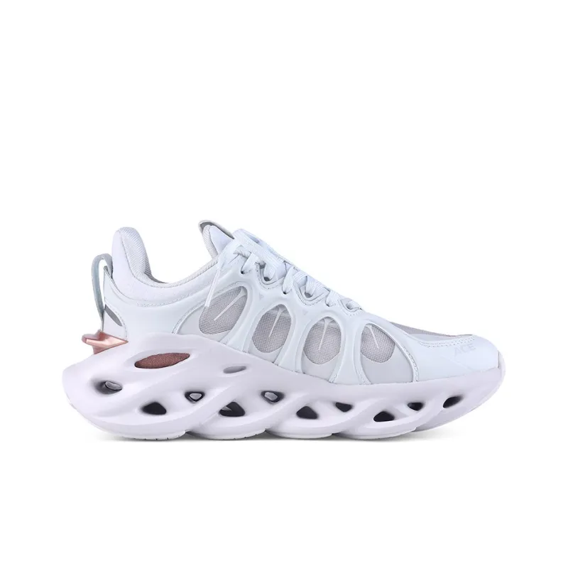 LiNing Arc ACE Cushioning Low-Top Running Shoes Women's White-1