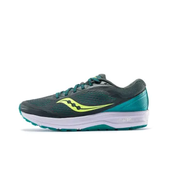 Saucony Clarion 1 Low Top Running Shoes Men's Green Turquoise