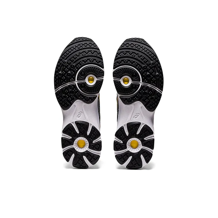 Asics Gel Kyrios Black Grey Yellow-5