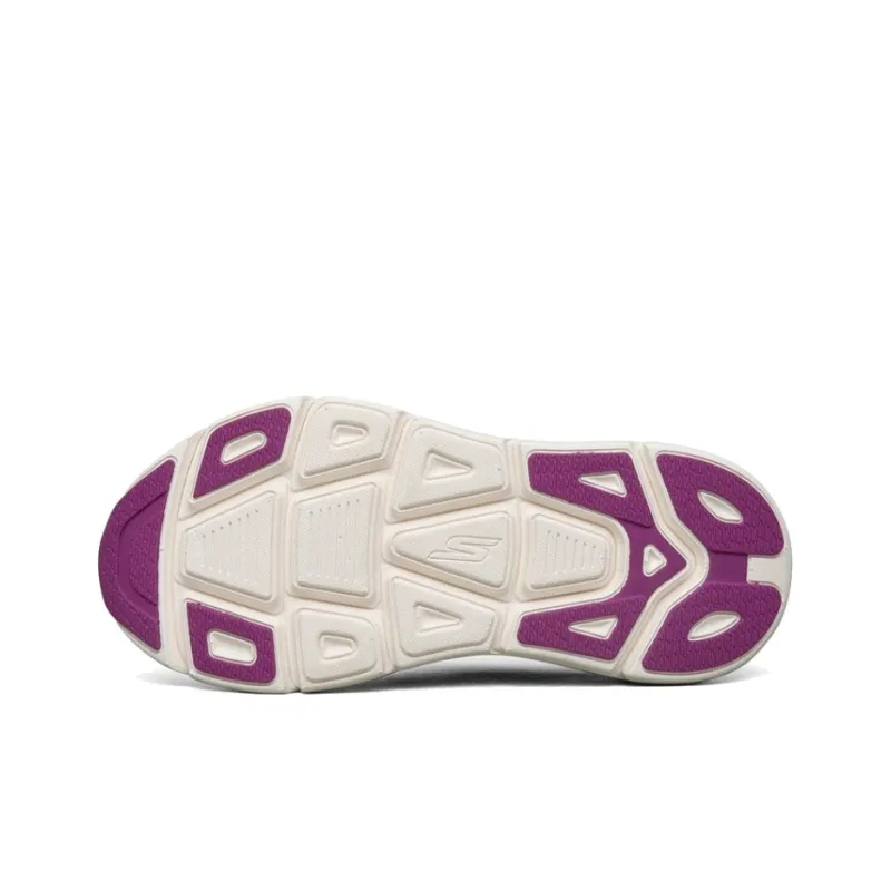 Skechers Max Cushioning Premier Sports Shoes Black/White/Purple Women's-4