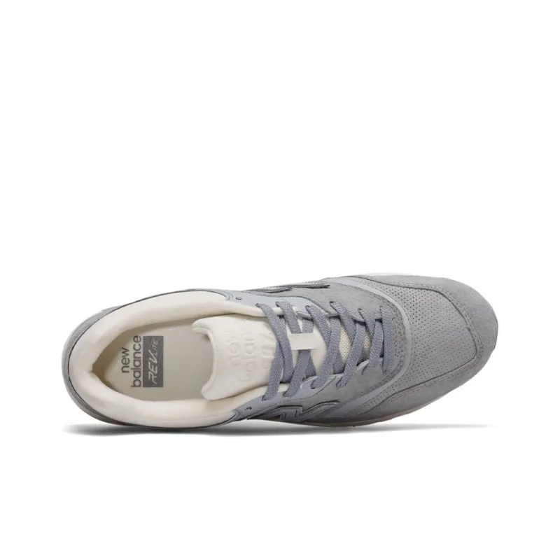 New Balance NB 997 Cushioning Low-Top Running Shoes Unisex Gray White D-Width-3