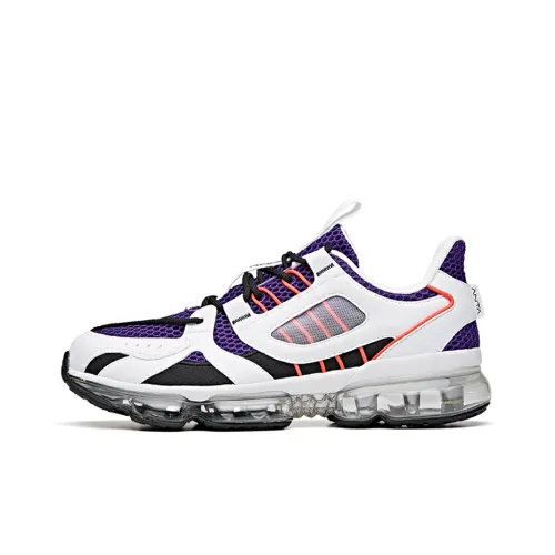 ANTA Running Shoes Men Low-Top Iridescent Purple/ANTA White