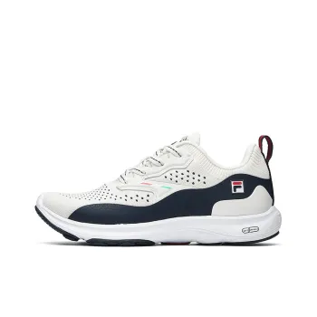 FILA Hyper Runner Cushioned Wear-Resistant Breathable Low-Top Running Shoes Women's Litchi White