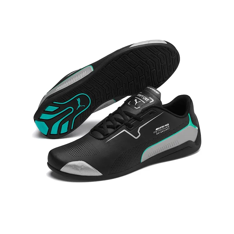 PUMA Mercedes Drift Cat 8 'Black Grey Green'-4
