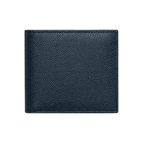 THOM BROWNE Pebble Textured Bifold Wallet