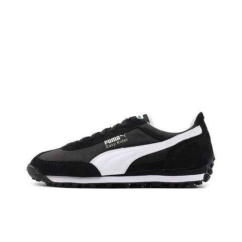 PUMA Easy Rider Running Shoes Unisex Low-Top Black/White