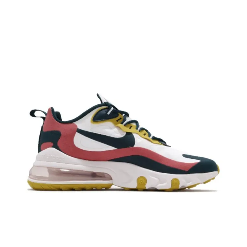 Nike Air Max 270 React White Turquoise Yellow-1