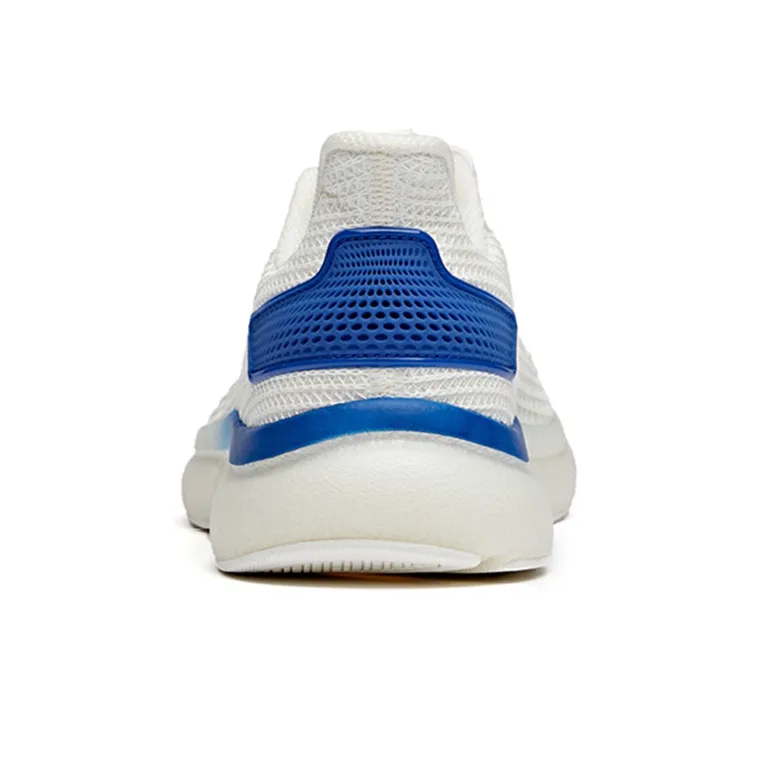 Anta Cushioning Anti-Slip And Wear-Resistant Lightweight Rebound Low-Top Running Shoes Men's White Blue-4
