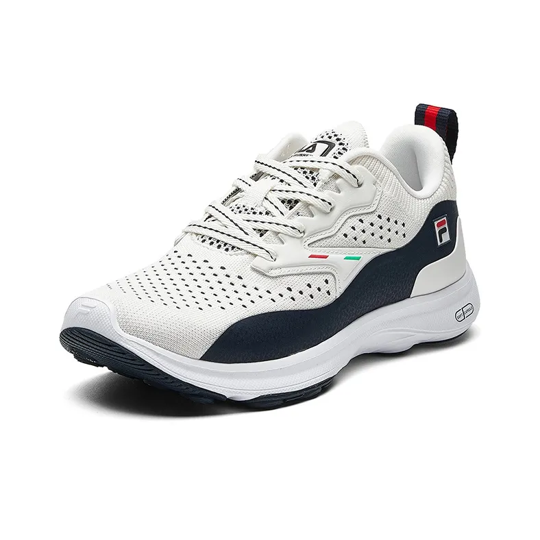 FILA Hyper Runner Cushioned Wear-Resistant Breathable Low-Top Running Shoes Women's Litchi White-1