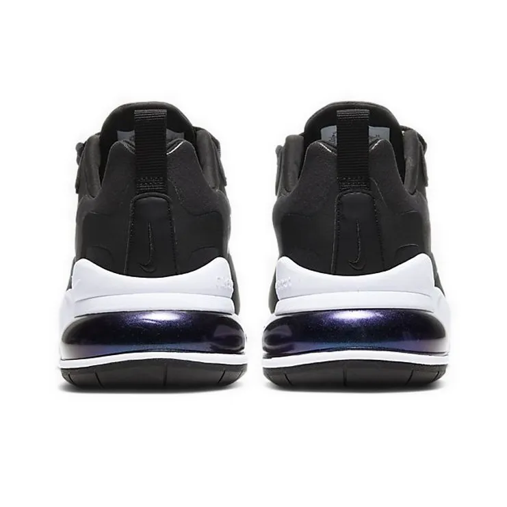 Nike Air Max 270 React Black White Iridescent Women's-3