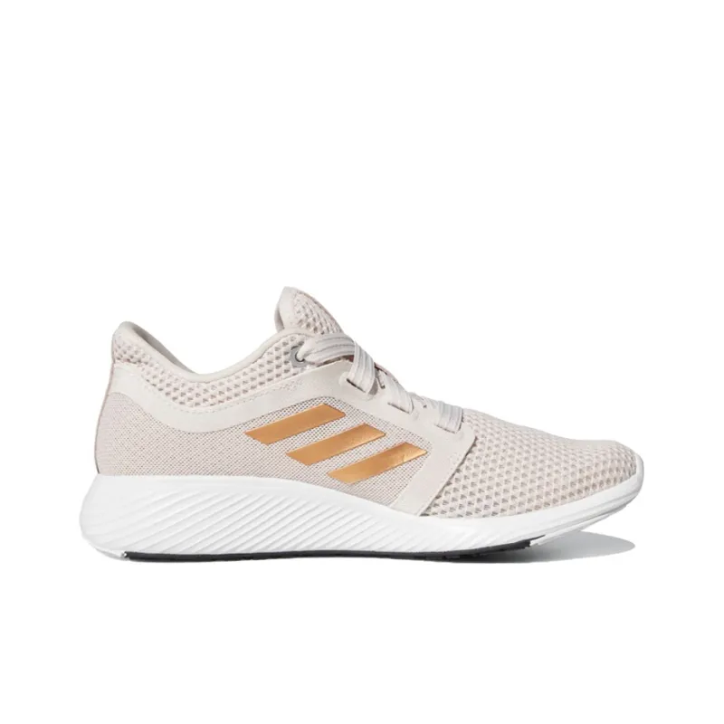 Adidas Edge Lux 3 Slip-Resistant Cushioning Low-Top Running Shoes Women's Light Pink White-1