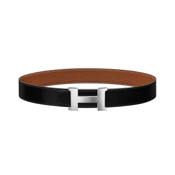 HERMES Cow Leather Belts Unisex Width  3.8cm