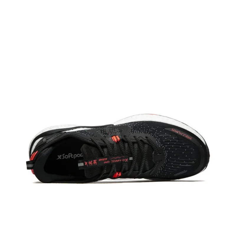 XTEP Dynamic Foam X2 Cushioning Anti Slip And Wear Resistant Low Top Running Shoes Men's Black Gray-3