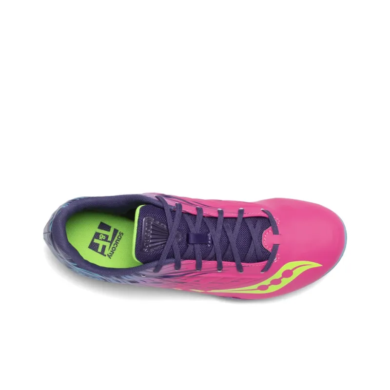 Saucony Spitfire 5 Spitfire 5 Low-Top Running Shoes Women's Pink Purple-3
