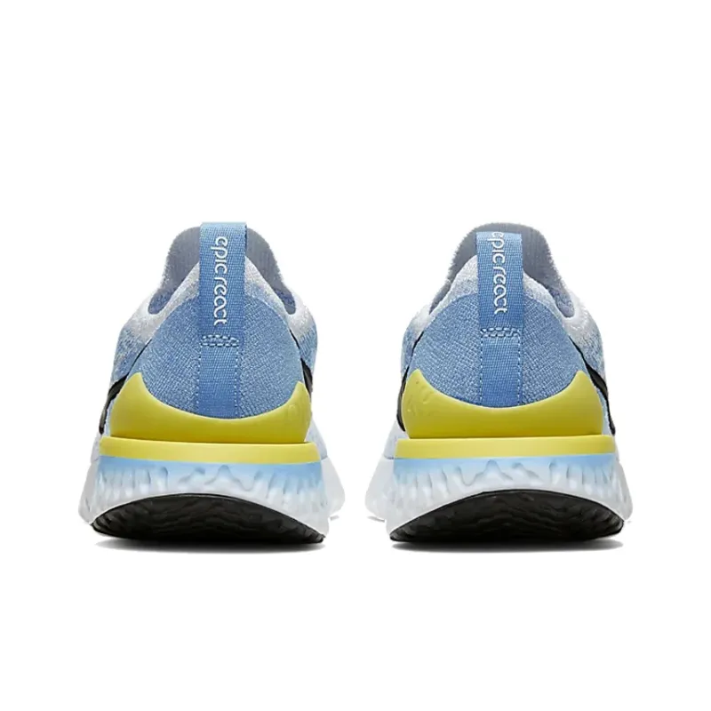 Nike Epic React Flyknit 2 'White Light Blue' Women's-3