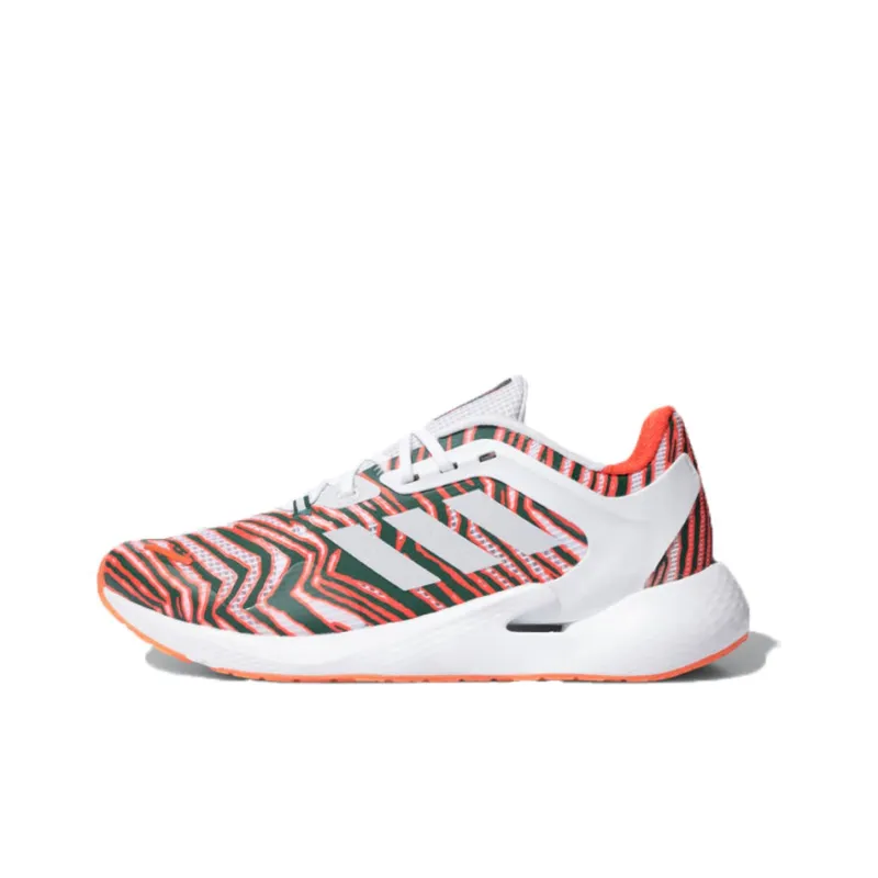 Adidas Alphatorsion Breathable Low-Top Casual Running Shoes Men's White Red Green-0