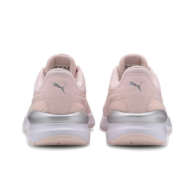 PUMA Adela Cushioned Wear-Resistant Lightweight Low-Top Running Shoes Women's Pink Silver-3