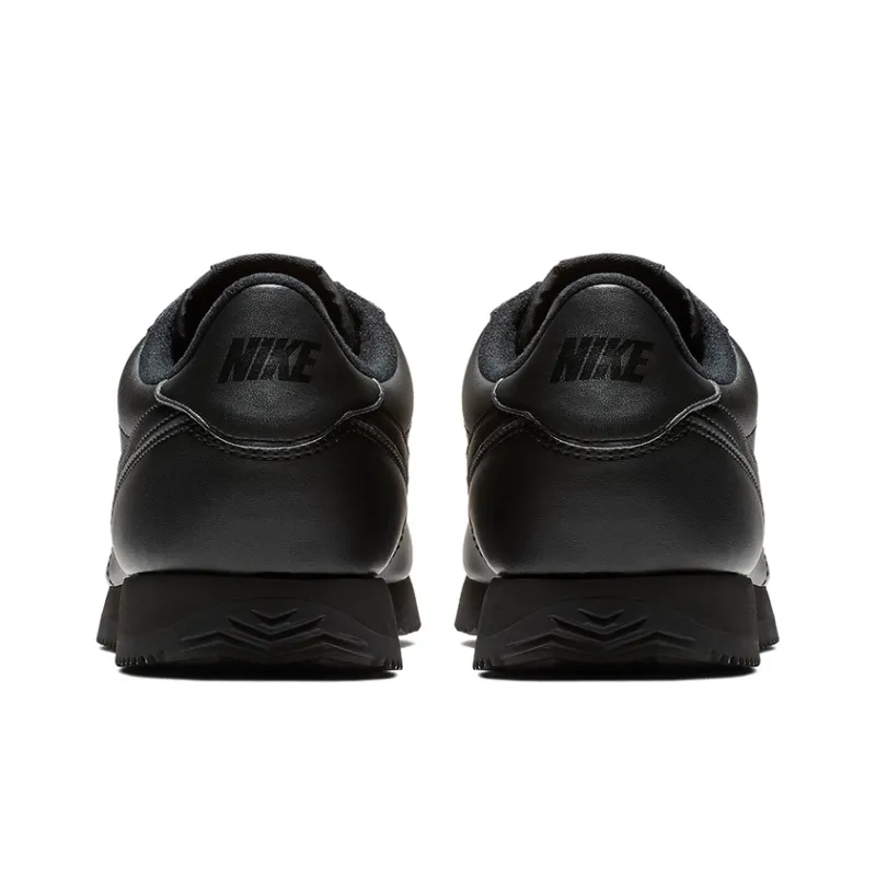Nike Cortez Basic Leather Triple Black-4