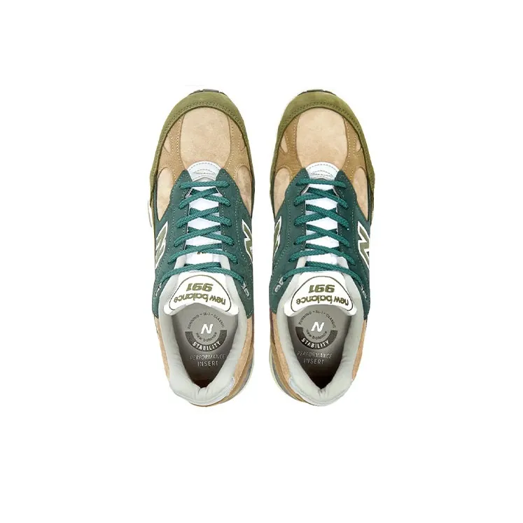 New Balance 991 Made In England 'Beige Green'-2