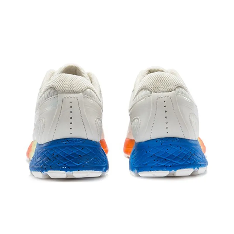 Saucony Cohesion 12 Non-slip Lightweight Low-Top Running Shoes Men's White Orange-3