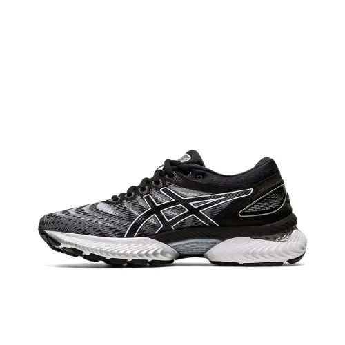 Asics Women's Gel Nimbus 22 Wide 'White Black'