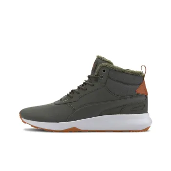 PUMA Activate Activate Mid-cut Boots High-Top Running Shoes Men's Gray Brown White
