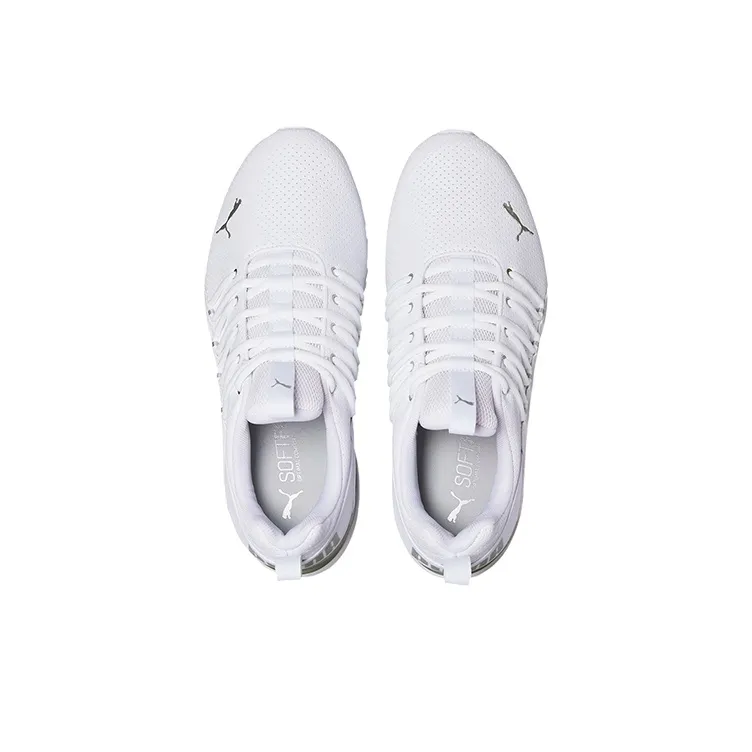 PUMA Axelion Perf Wide 'White Silver'-2