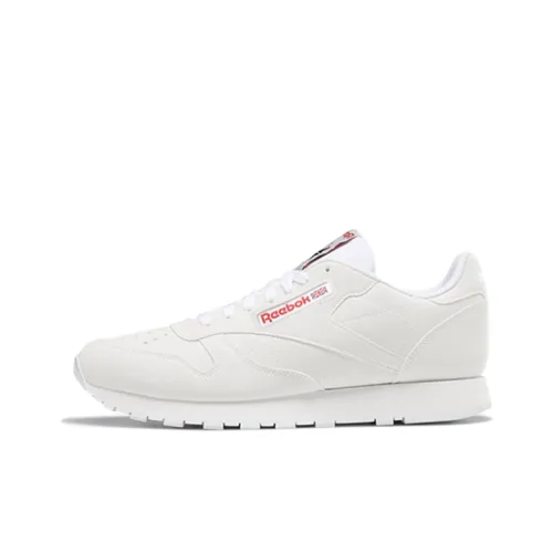 Reebok Classic Leather Running Shoes Unisex Low-Top White