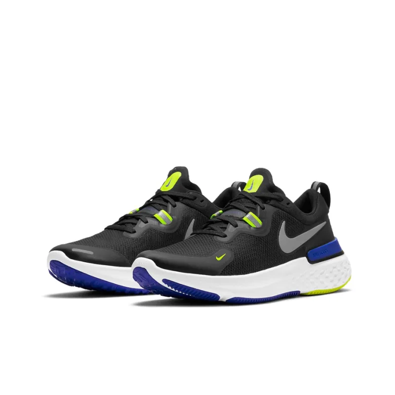 Nike React Miler Black Cyber Blue-2